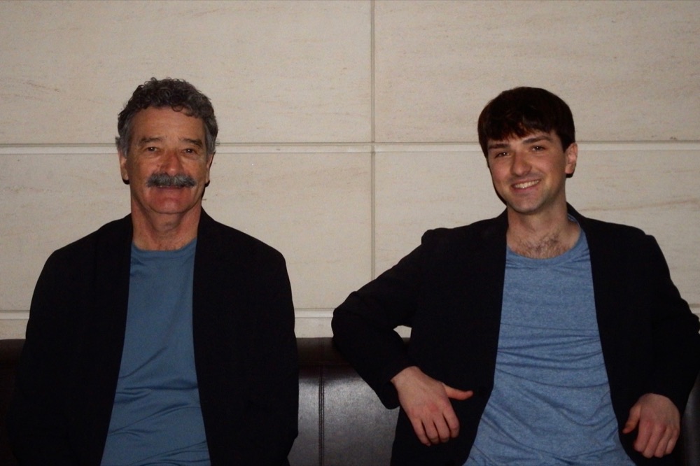 Gordon Smith (left) and Jarod Smith (right) seated together.